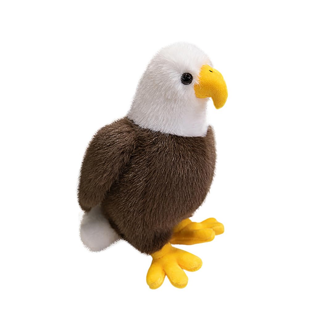 Amazon.co.jp: MILEE リアル鷹のぬいぐるみ 白頭鷲動物 手触りふわふわ